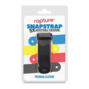 SNAPSTRAP 5X SILICONE COCKRING black packaging