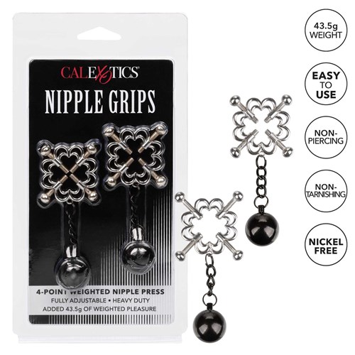 Nipple Grips 4-Point Weighted Nipple Press