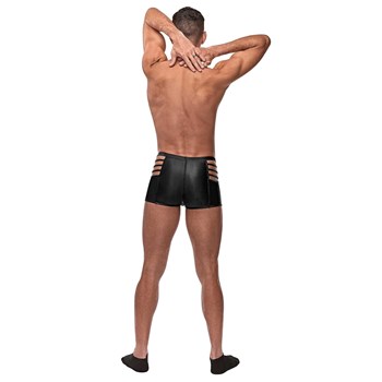 Cage Matte Short on male model rear view