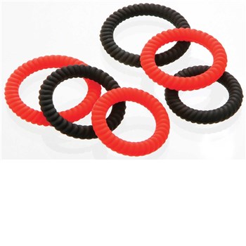 ULTRA COCKSELLER COCK RING black and red
