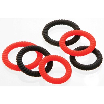 ULTRA COCKSELLER COCK RING black and red