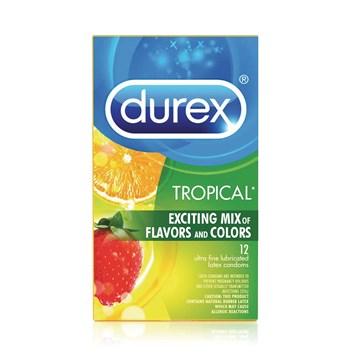 Durex Tropical Flavors condoms