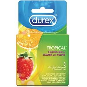 Durex Tropical Flavors condoms