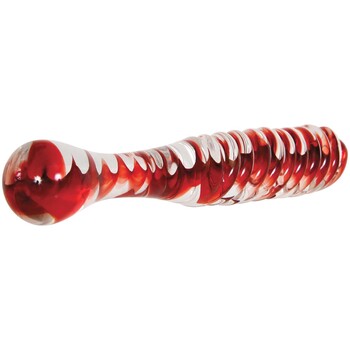 Sweetheart Swirl Glass Dildo