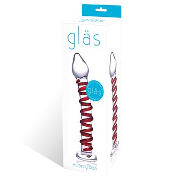 MR SWIRLY GLASS DILDO