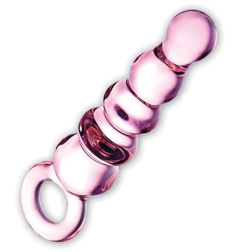 BEADED GLASS ANAL SLIDER dildo