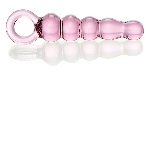 BEADED GLASS ANAL SLIDER dildo