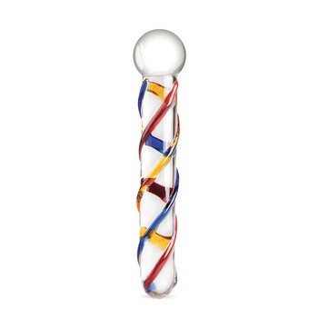 Gildo Rainbow Swirl Glass Dildo