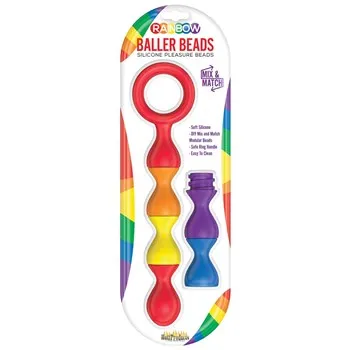 Rainbow Baller Beads