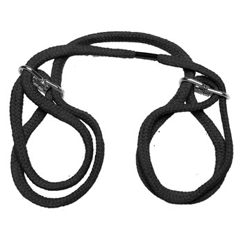Japenese Rope Bondage Cuffs black