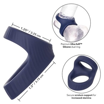 Viceroy Max Dual Penis Ring diagrams