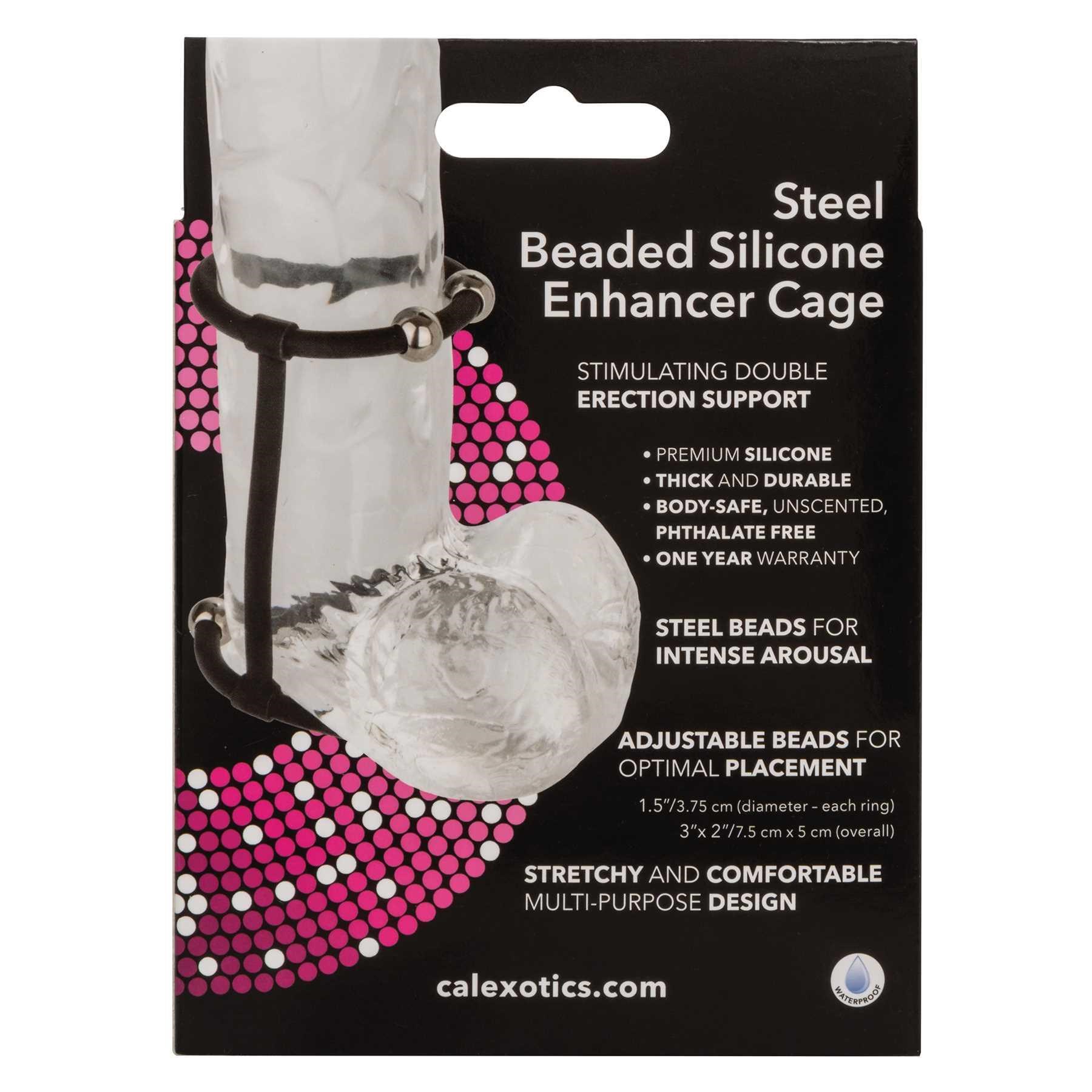 Steel Beaded Silicone Enhancer Cage packaging specifications