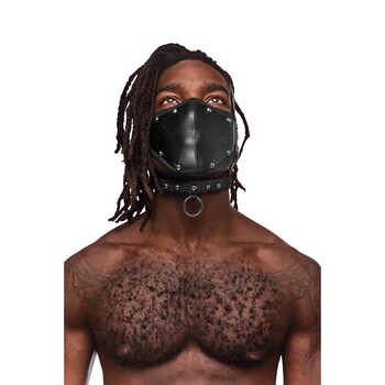  Triton Mask on male model frontal view