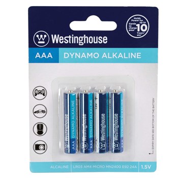 Westinghouse AAA Batteries (4 Pack)