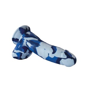 Major Dick Commando 7.25 Inch Thick Dong blue