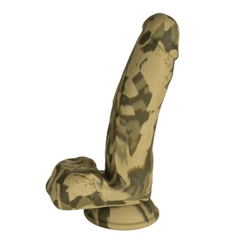  Major Dick Commando 7.25 Inch Thick Dong green