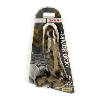  Major Dick Commando 7.25 Inch Thick Dong packaging