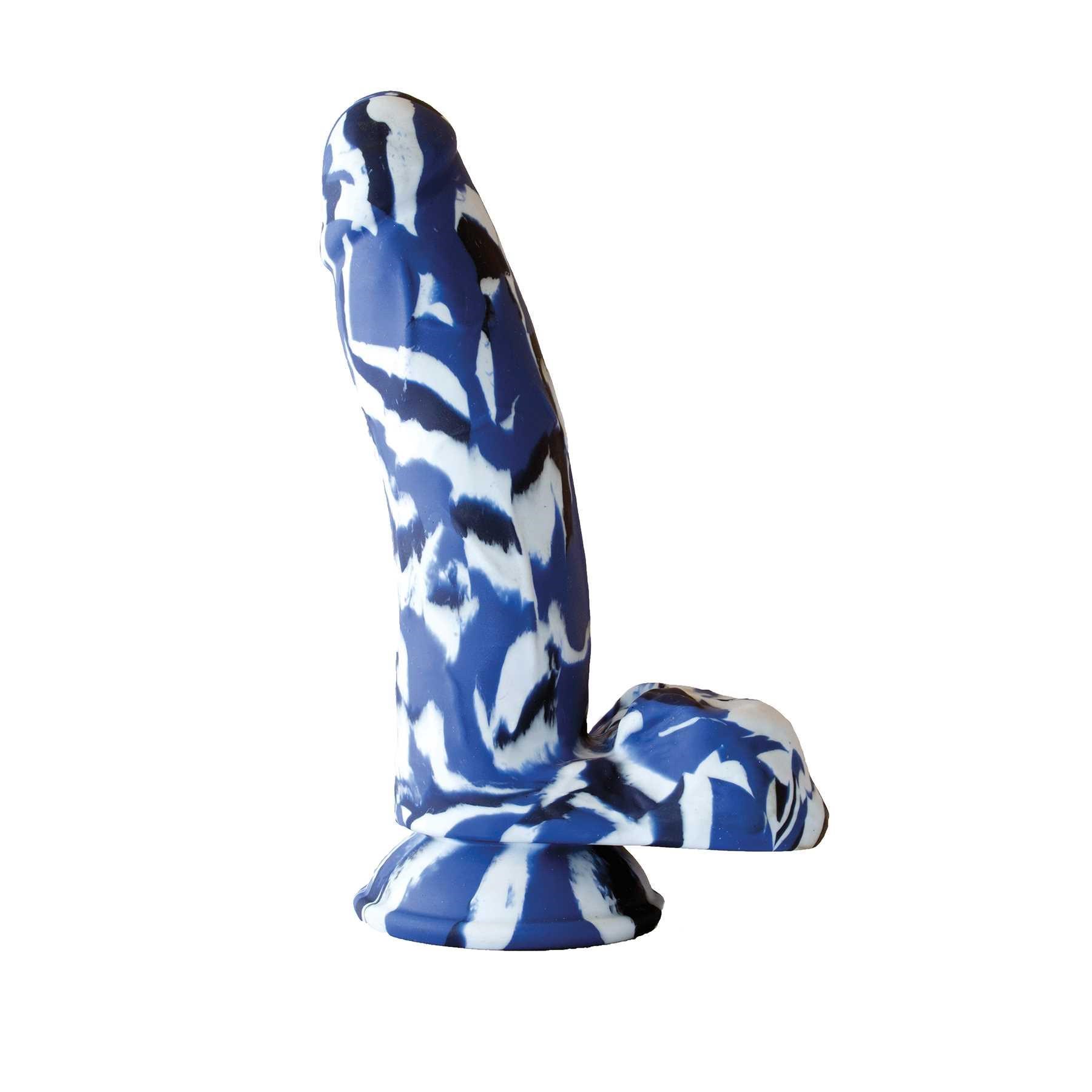  Major Dick Commando 7.25 Inch Thick Dong blue