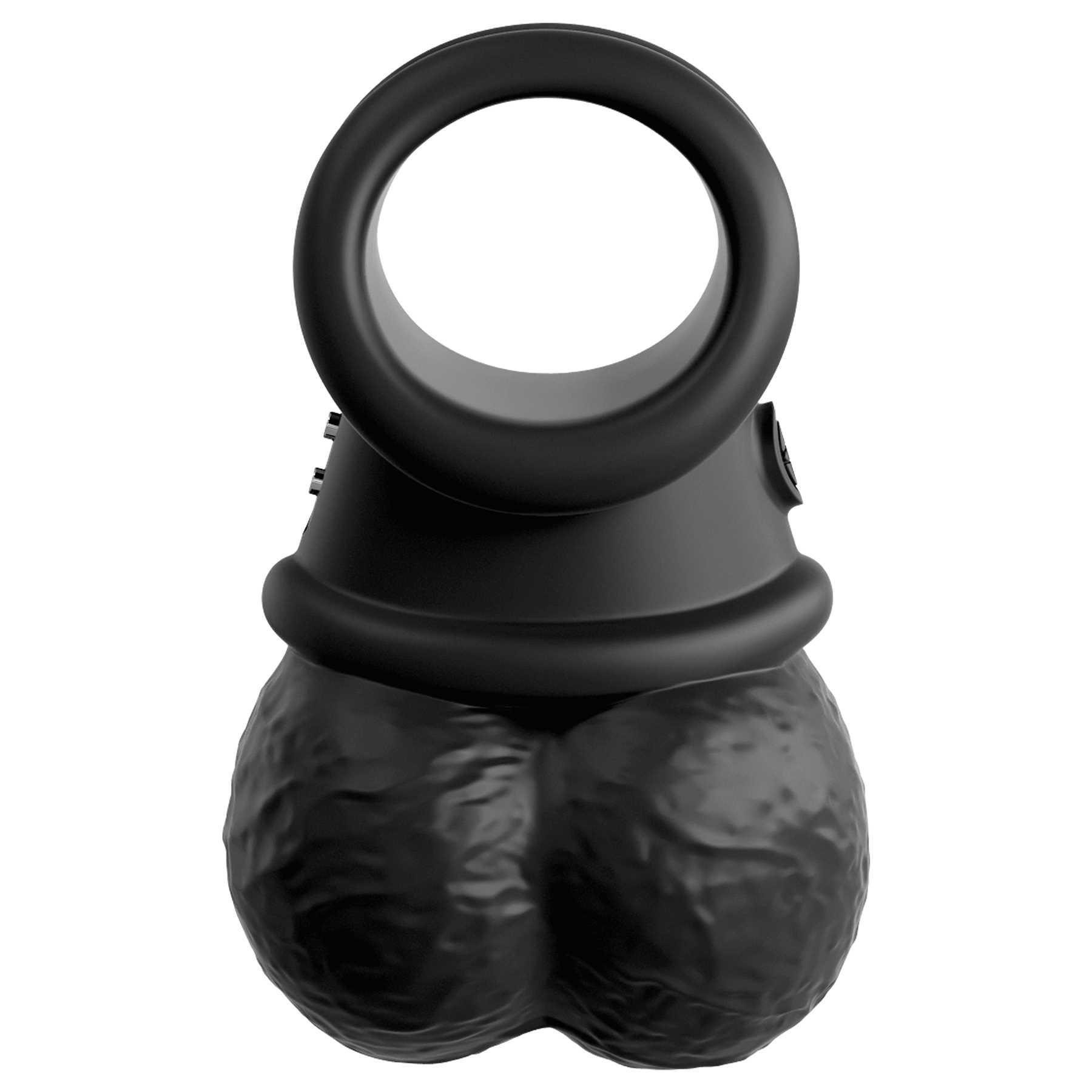 King Cock Elite Vibrating Swinging Balls Cock Ring