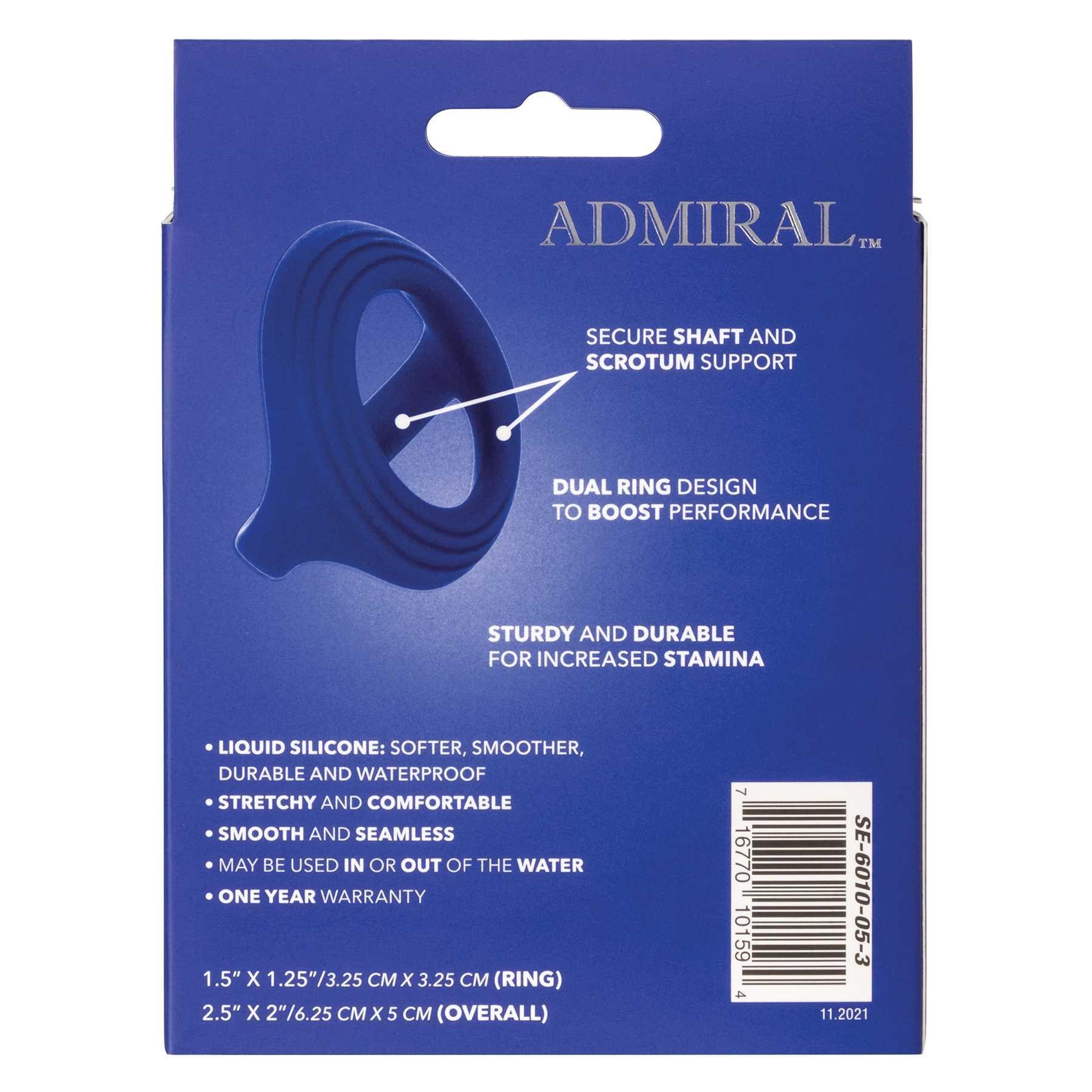 Admiral Cock & Ball Dual Ring specifications
