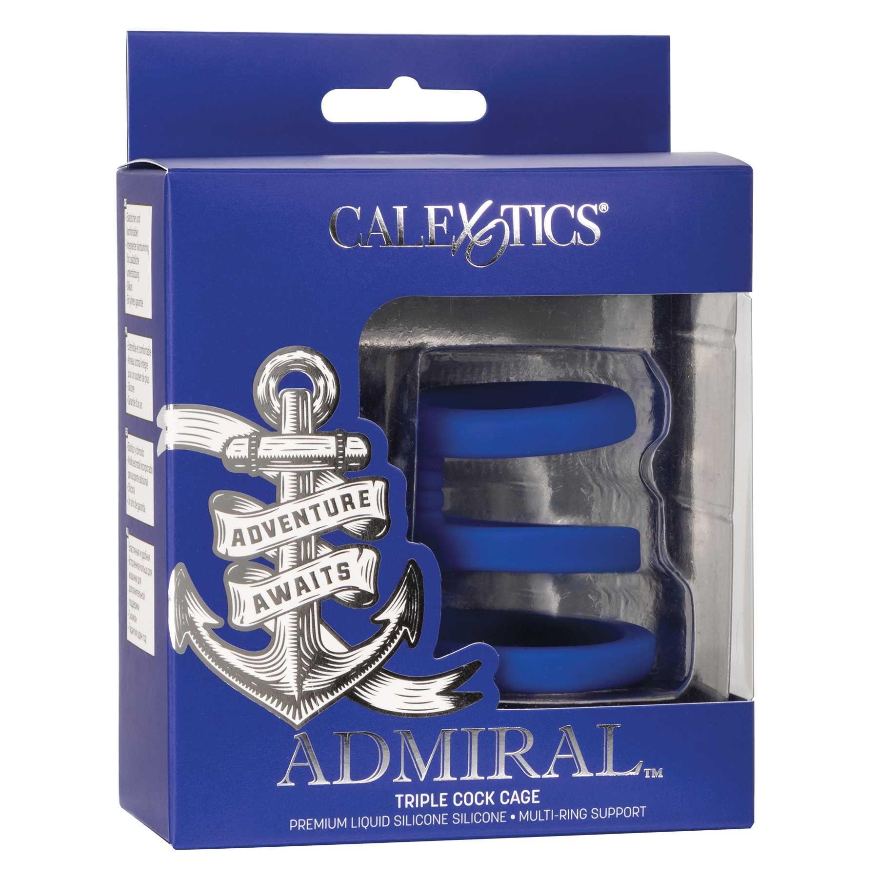 Admiral Triple Cock Cage packaging