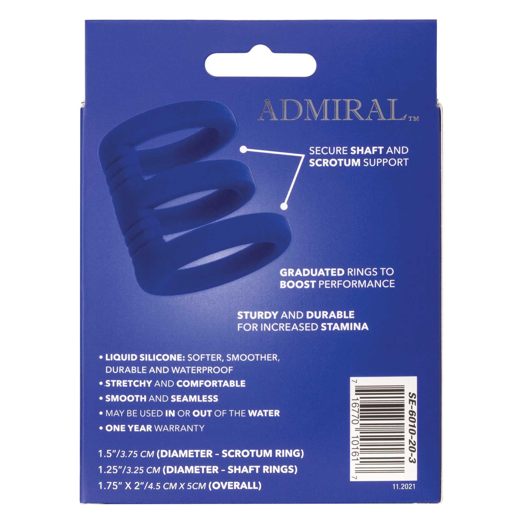 Admiral Triple Cock Cage packaging