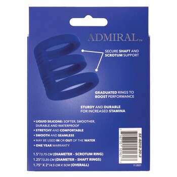 Admiral Triple Cock Cage packaging