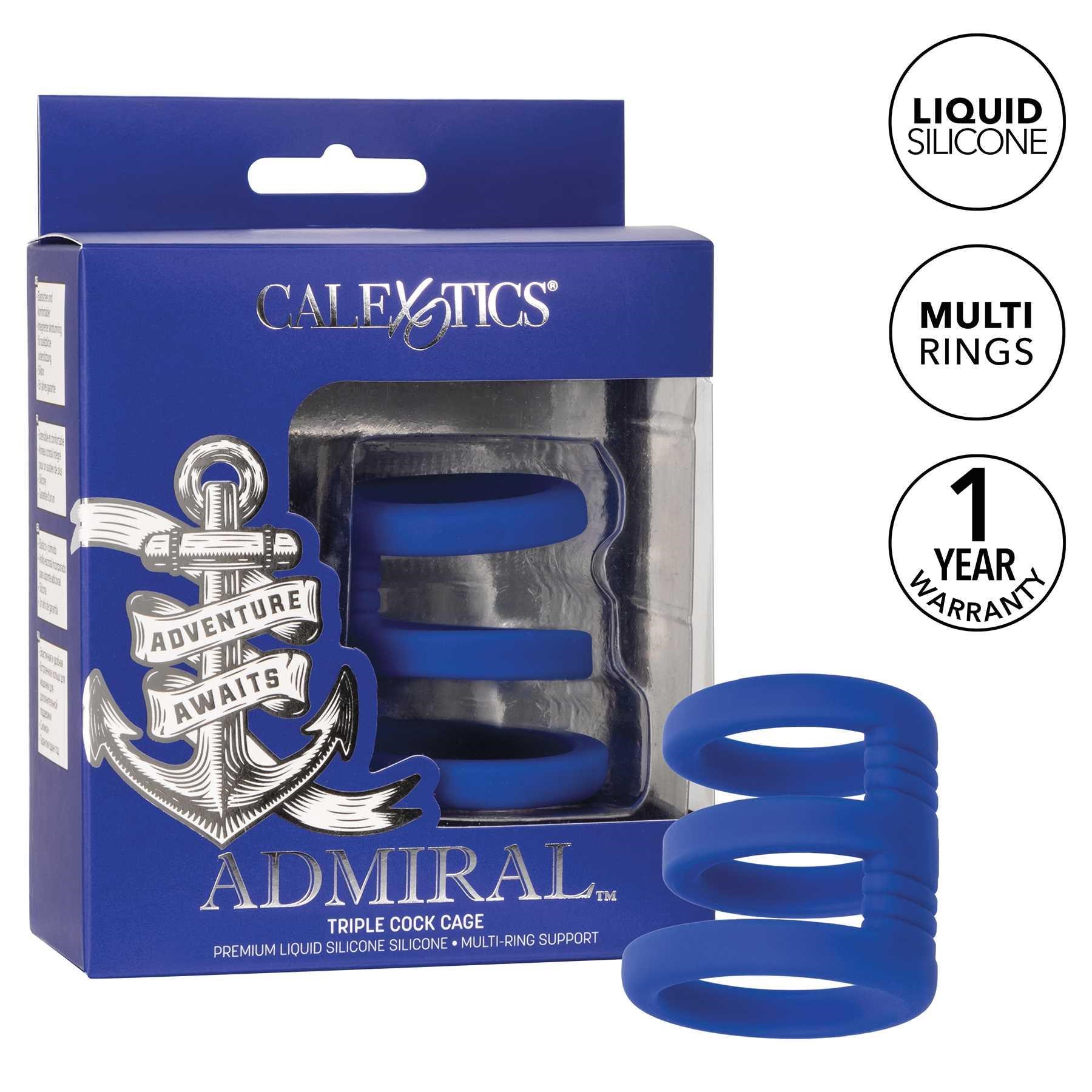 Admiral Triple Cock Cage packaging