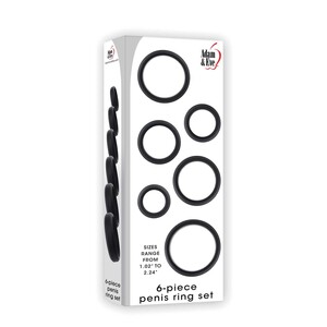 6-Piece Penis Ring Set