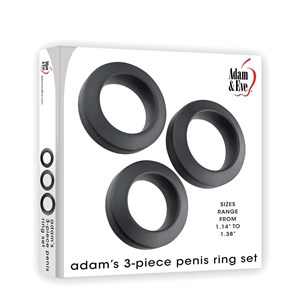 Adam's 3-Piece Penis Ring Set