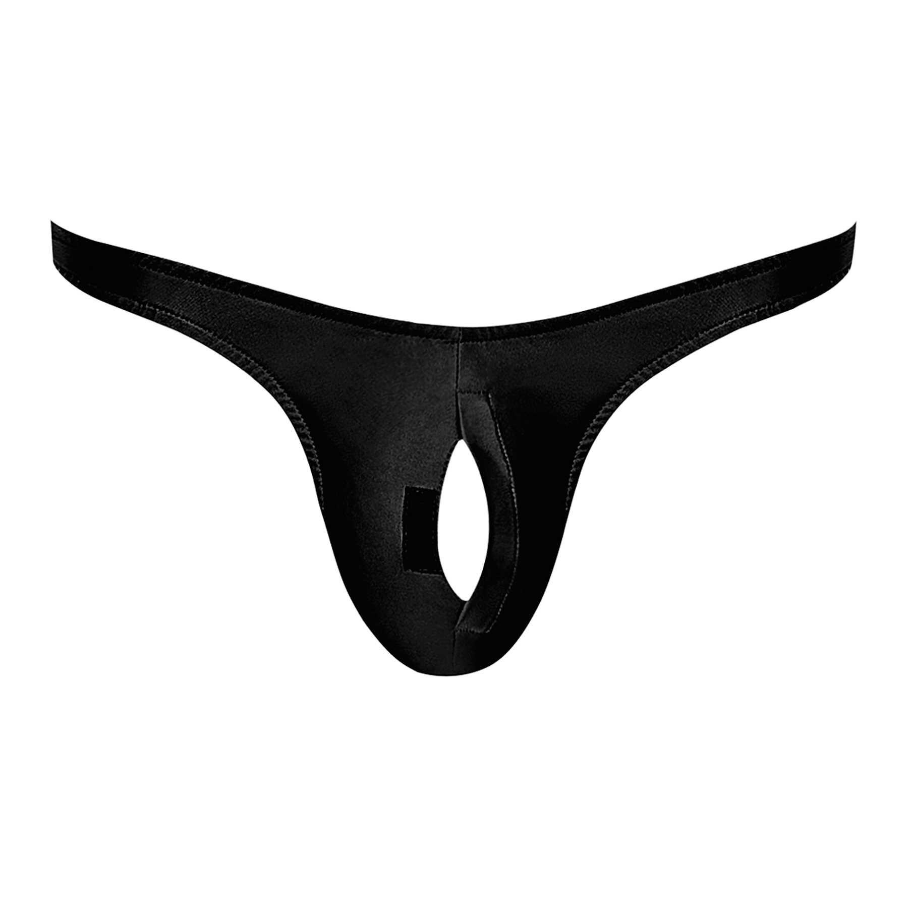 Pull Tab Thong black