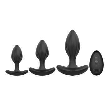 Vibrating Silicone Anal Trainer Set