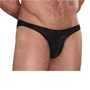 Stretch Lace Bong Thong on male model