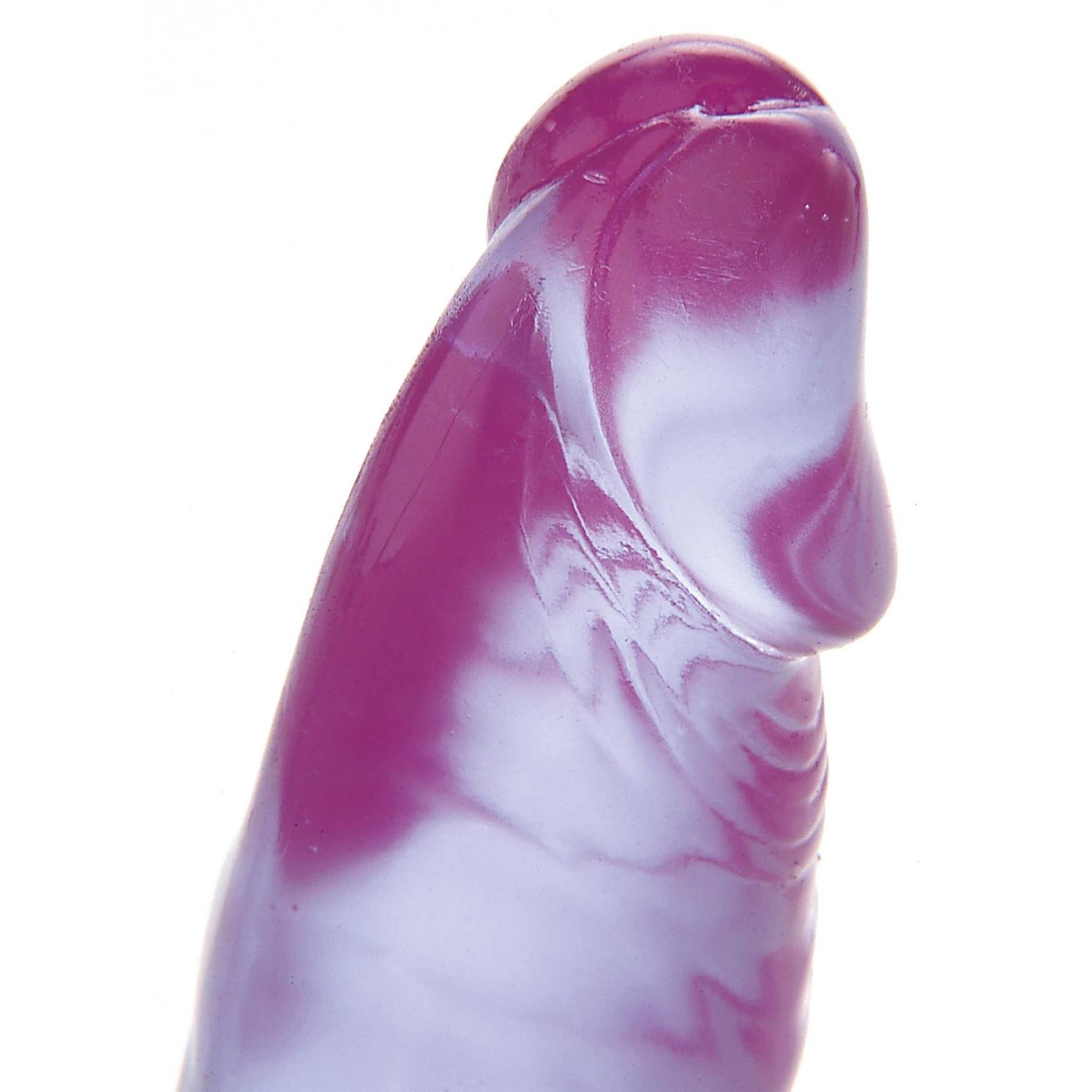 CRYSTAL JELLIES 6 INCH ANAL STARTER purple