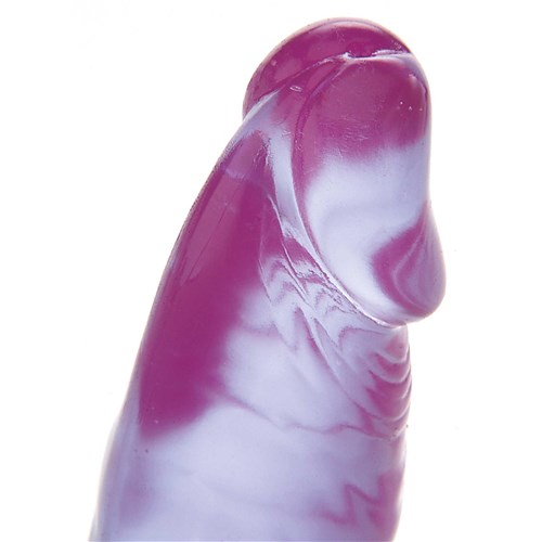 CRYSTAL JELLIES 6 INCH ANAL STARTER purple