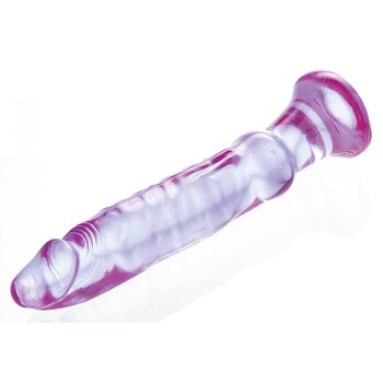 CRYSTAL JELLIES 6 INCH ANAL STARTER purple