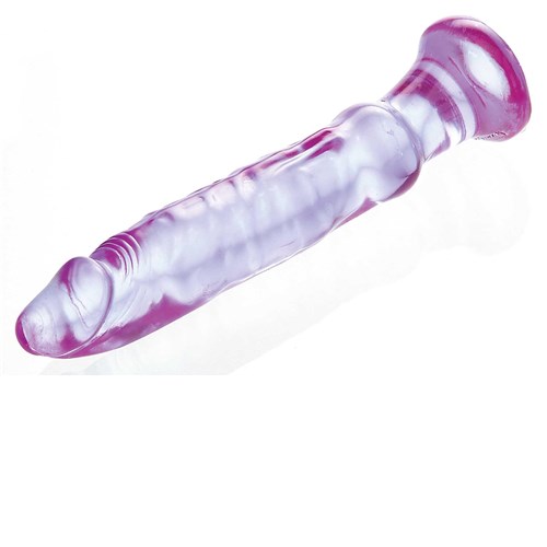 CRYSTAL JELLIES 6 INCH ANAL STARTER purple