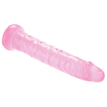 ADAM AND EVE PINK JELLY SLIM DILDO