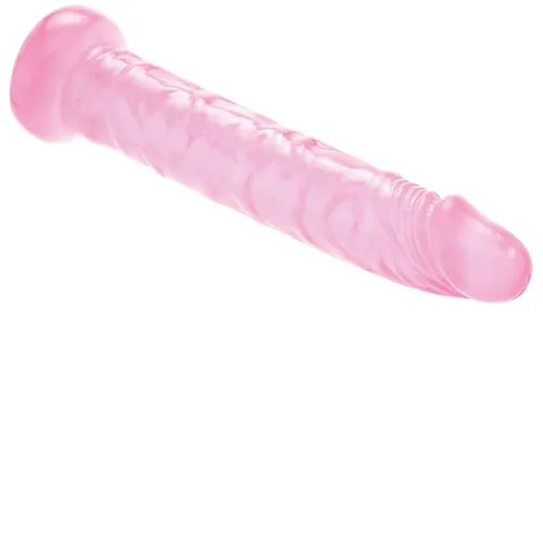 ADAM AND EVE PINK JELLY SLIM DILDO