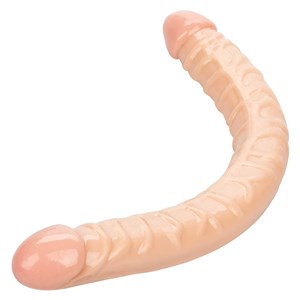 Size Queen 17 Inch Double Dong white