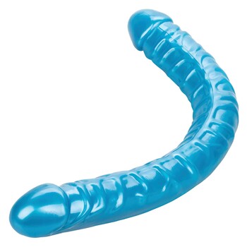 Size Queen 17 Inch Double Dong blue