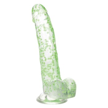 Naughty Bits Leaf Glow In The Dark Dildo