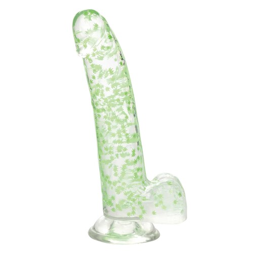 Naughty Bits Leaf Glow In The Dark Dildo