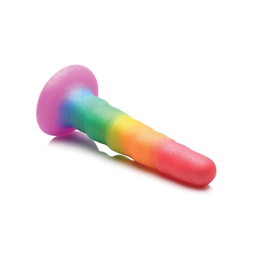 SIMPLY SWEET ZIGZAG RAINBOW DILDO