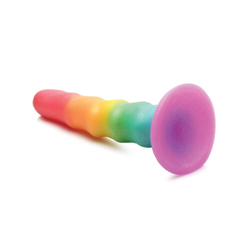 SIMPLY SWEET ZIGZAG RAINBOW DILDO