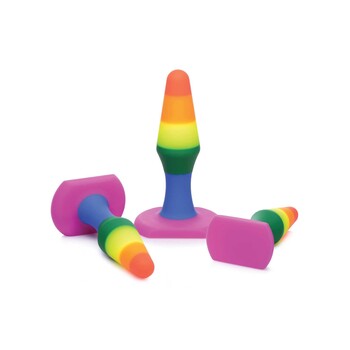 Rainbrow Ready Silicone Anal Trainer Set
