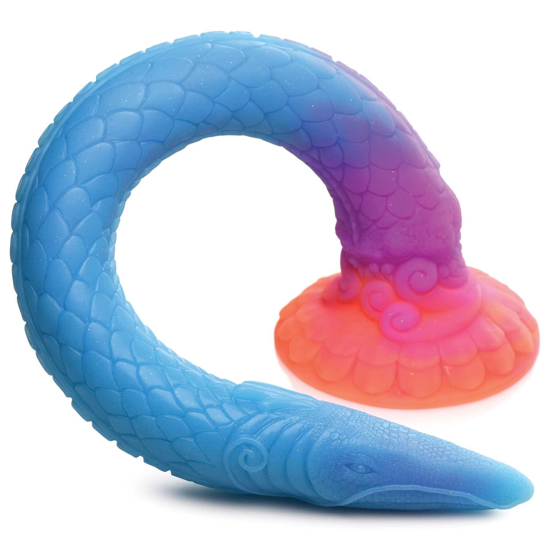 Makara - Glow-in-the-Dark Silicone Snake Dildo