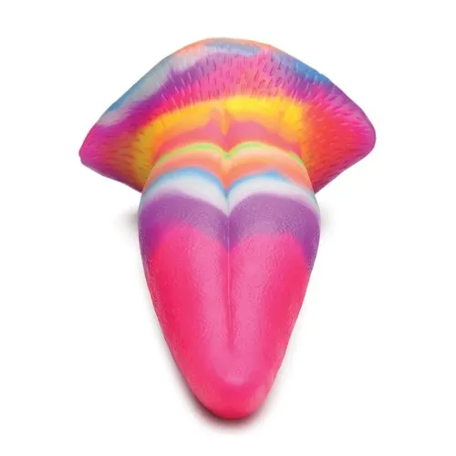 Unicorn Kiss - Glow-in-the-Dark Silicone Tongue Dildo