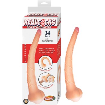 Realcocks 14” 3-in-1 Masturbator