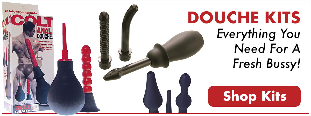 Shop Douche Kits & Get Everything You Need For A Fresh, Clean Bussy!